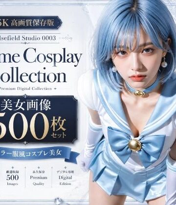 6K高画質保存版｜Elsefield Studio 0003 Anime Cosplay Collection｜アニメセーラー服風コスプレ美女画像500枚セット｜d_810706