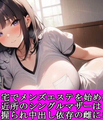自宅でメンズエステを始めた近所のシングルマザーは弱みを握られ中出し依存の雌になった｜d_811113