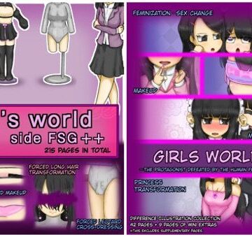 Girls world side FSG＋＋ ＆ Girls world mini Two-piece set｜d_812969