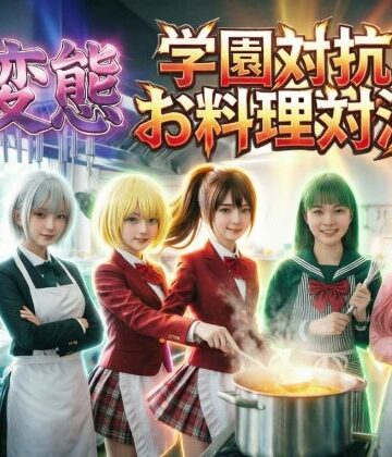 裸にエプロン 学園対抗変態お料理対決｜d_795731