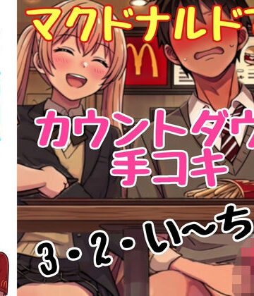 マクドナルドで同級生にカウントダウン手コキされた話（女性店員バレVer.も同封）｜d_812341