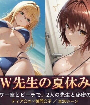 W先生の夏休み ―シャワー室とビーチで、2人の先生と秘密の関係―｜d_815024