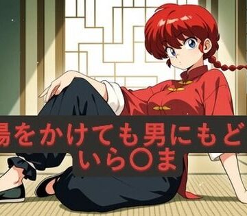 お湯をかけても男にもどらないら〇ま｜d_815536