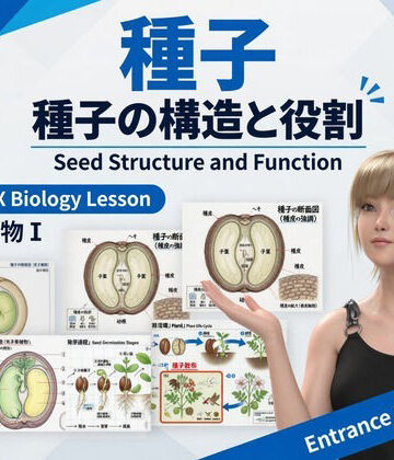 【▲20】一ノ瀬廻里 大学に進学し強豪予備校『DOPUX（ドピュックス』で生物I，IIを教える名物講師に！（Vol.036:種子）｜d_815930