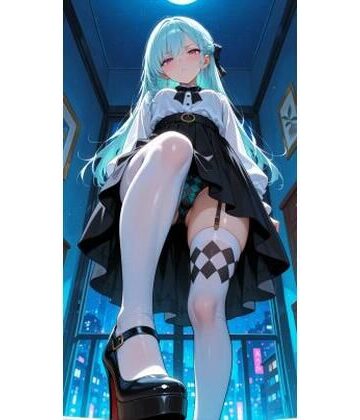 魅惑の絶対領域 〜ハイヒールとニーハイ、そして無防備なパンチラ〜｜d_816782