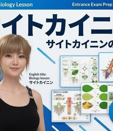 【▲20】一ノ瀬 廻里 大学に進学し強豪予備校『DOPUX（ドピュックス』で生物I，IIを教える名物講師に！（Vol.040:サイトカイニン）｜d_817813