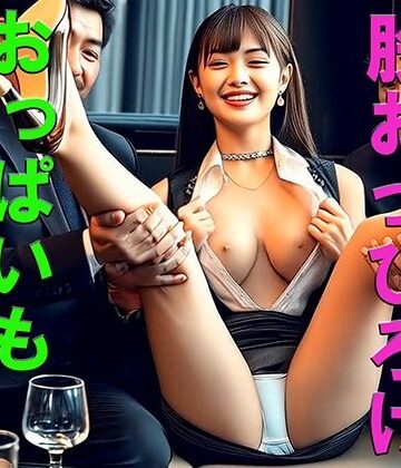妄想32 キャバ嬢が客に脚持たれ股おっぴろげおっぱいサービス AI生成動画｜d_817909