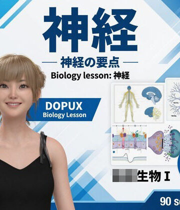 【▲20】パンチラガチャ★一ノ瀬廻里 大学に進学し強豪予備校『DOPUX（ドピュックス』で生物I，IIを教える名物講師に！（Vol.045:神経）｜d_819944