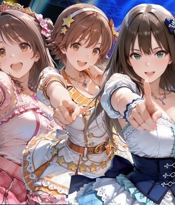 昼はアイドル夜は生オナホ生活渋●凛＆島●卯月＆本●未央｜d_820351
