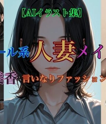 【AIイラスト集】クール系人妻メイド美香の日常〜言いなりファッションショー〜｜d_821665