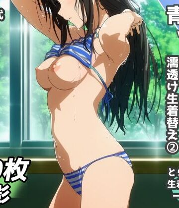 盗撮＆濡れ透けフェチ特化 2020年代アニメ作画特集 とら〇る少女たちの濡れ透け教室生着替え その2 -500枚を撮影-｜d_822295