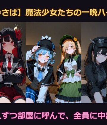 【ま○さば】魔法少女たちと一晩ハーレム 〜一人ずつ部屋に呼んで、全員に中出し〜｜d_822578