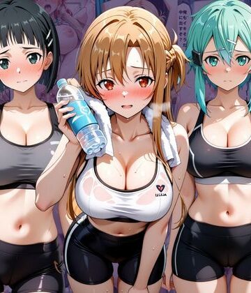 ジムに来た美女会員と孕ませセックスした話 ソードア〇トオンライン編｜d_823441