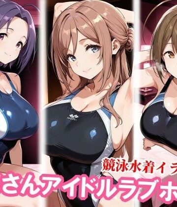 お姉さんアイドルが競泳水着企画で寝取られる｜d_823638
