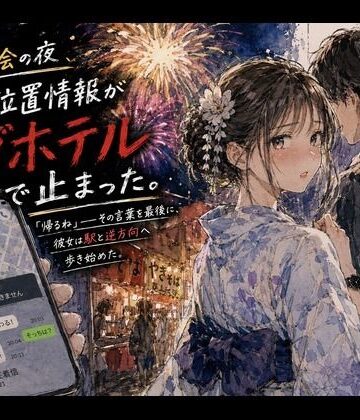 花火大会の夜、彼女の位置情報がラブホテルで止まった。｜d_823996