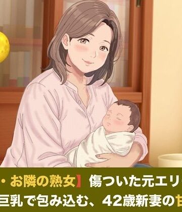 【続・続・お隣の熟女】傷ついた元エリートを母性と巨乳で包み込む、42歳新妻の甘い誘惑 第三話 ご近所の噂と「声殺し」の夜〜立派な夫の噂に熱く火照る熟女妻と、溢れる母乳の密やかな解禁〜｜d_824681