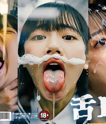 舌フェチ17 AI 電車女子3｜d_825433