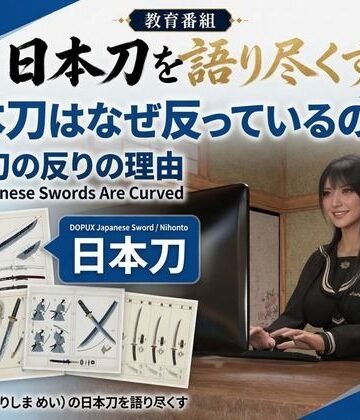パンチラガチャ★霧島 愛唯（きりしま めい）『日本刀を語り尽くす』第1章-まず「日本刀とは何か」を知る（002-日本刀はなぜ反っているのか？）｜d_825580