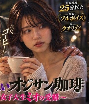【短編映画】オジサンが珈琲で素人女子大生を堕とすまで 〜ミオ編〜（フルボイス）｜d_824673