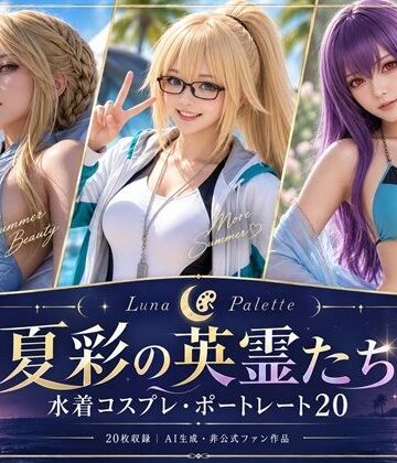 夏彩の英霊たち｜水着コスプレ・ポートレート20｜d_827802