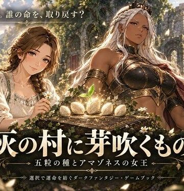 灰の村に芽吹くもの ― 五粒の種とアマゾネスの女王 ―｜d_828524