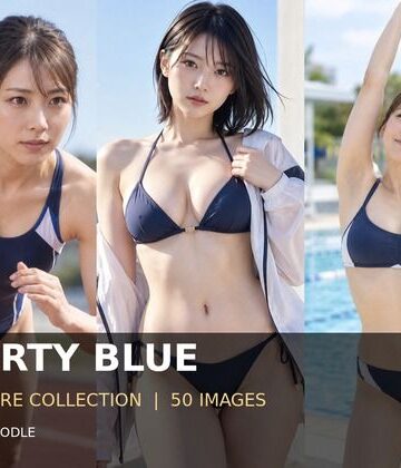 紺碧のスポーティ・グラビア ― SPORTY BLUE ―｜d_828526