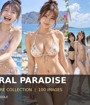 花柄ビキニの楽園 ― FLORAL PARADISE ―｜d_828529