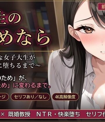 先生のためなら 〜清楚な女子大生が教授に堕ちるまで〜【前編】｜d_830881