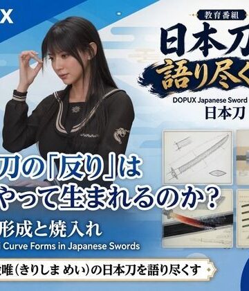 パンチラガチャ★霧島 愛唯（きりしま めい）『日本刀を語り尽くす』第1章-まず「日本刀とは何か」を知る（013-日本刀の「反り」はどうやって生まれるのか？）｜d_831102