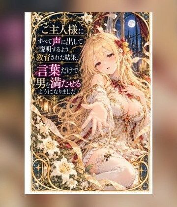 ご主人様にすべて声に出して説明するよう教育された結果、言葉だけで男を満たせるようになりました｜d_831555