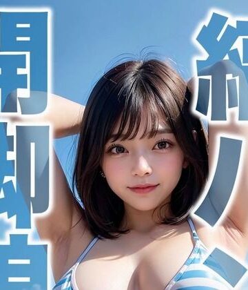 【AI生成】縞パン開脚娘 Vol.1 AI写真集｜d_831796