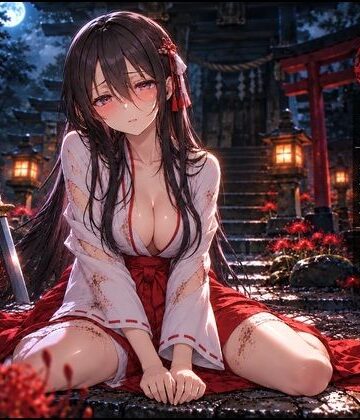 禍つ夜に舞う巫女 第一夜・月森美鈴-穢れの社-｜d_832264