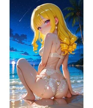 誘惑のランジェリー 四つん這いヒップと無防備なM字開脚｜d_833021