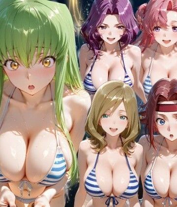 夜のビーチで中出しNTR コ●ドギアス編｜d_833297