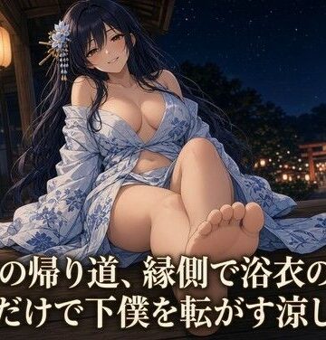 浴衣の足で焦らされる夏祭の夜｜d_833479
