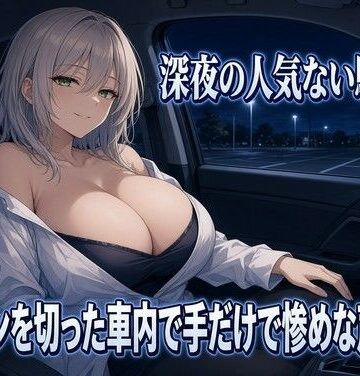 暗い駐車場でクズを焦らす手コキ｜d_833480