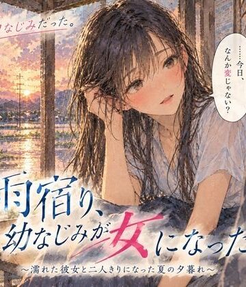 雨宿り、幼なじみが女になった。〜濡れた彼女と二人きりになった夏の夕暮れ〜｜d_834663