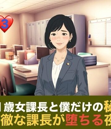 41歳女課長と僕だけの秘密 第三話 残業という名の密室、冷徹な課長が堕ちる夜｜d_835345