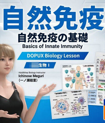 【▲20】パンチラガチャ★一ノ瀬廻里 大学に進学し強豪予備校『DOPUX（ドピュックス』で生物I，IIを教える名物講師に！（Vol.063:自然免疫）｜d_835349