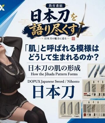 パンチラガチャ★霧島 愛唯（きりしま めい）『日本刀を語り尽くす』第1章-まず「日本刀とは何か」を知る（025-「肌」と呼ばれる模様はどうして生まれるのか？）｜d_837242