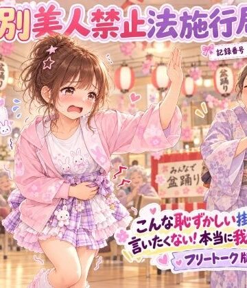 【特別美人禁止法施行局】おしっこしたい〜！我慢できない漏れちゃう！フリートーク版【佐田ゆみ（つるぺた年齢） 】｜d_837584