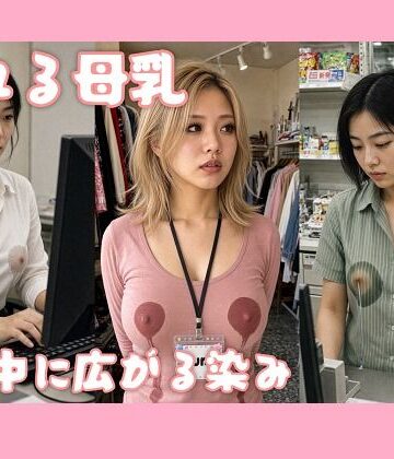 溢れる母乳〜仕事中に広がる染み〜｜d_838087