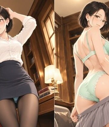 編集者さくらの秘密 〜夜の書斎、二人きりのパンチラ500枚〜｜d_839015