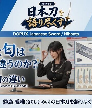 パンチラガチャ★霧島 愛唯（きりしま めい）『日本刀を語り尽くす』第1章-まず「日本刀とは何か」を知る（029-沸と匂は何が違うのか？）｜d_839155