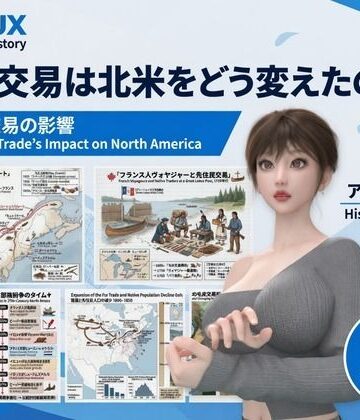パンチラガチャ★西陣郁奈（にしじんかな）強豪予備校『DOPUX（ドピュックス）』で大学受験生向け講座（世界史）を教える名物講師！（Vol.022:毛皮交易は北米をどう変えたのか？）｜d_840311