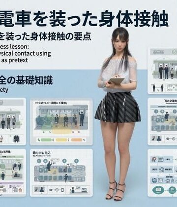 【△20】パンチラガチャ★二階堂 沙耶 大学に進学し強豪予備校『DOPUX（ドピュックス）』で社会人向け講座（性犯罪）を教える名物講師に！（Season 2 Vol.009:満員電車を装った身体接触）｜d_840377