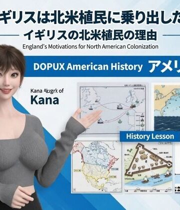 パンチラガチャ★西陣郁奈（にしじんかな）強豪予備校『DOPUX（ドピュックス）』で大学受験生向け講座（世界史）を教える名物講師！（Vol.023:なぜイギリスは北米植民に乗り出したのか？）｜d_841348