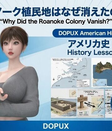 パンチラガチャ★西陣郁奈（にしじんかな）強豪予備校『DOPUX（ドピュックス）』で大学受験生向け講座（世界史）を教える名物講師！（Vol.024:ロアノーク植民地はなぜ消えたのか？）｜d_842233