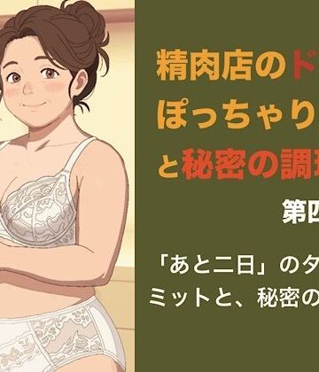 精肉店のドMぽっちゃり女将と秘密の調理場 第四話 「あと二日」のタイムリミットと、秘密のお掃除｜d_845028