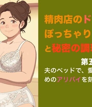 精肉店のドMぽっちゃり女将と秘密の調理場 第五話 夫のベッドで、愛人のためのアリバイを刻む｜d_845284